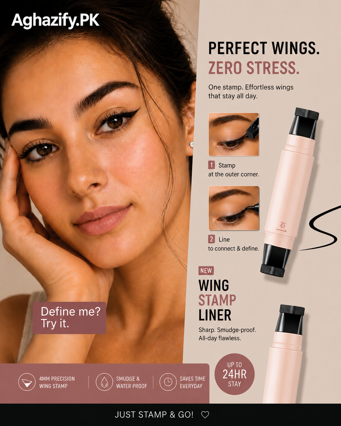 Eyeliner Stamp | Perfect Wings Instantly