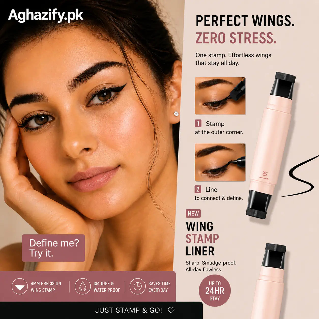 Eyeliner Stamp | Perfect Wings Instantly